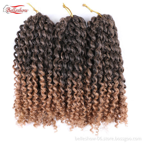 Hot sell   colorful hair braid  ombre  crochet braids twist  crochet hair extension synthetic braids